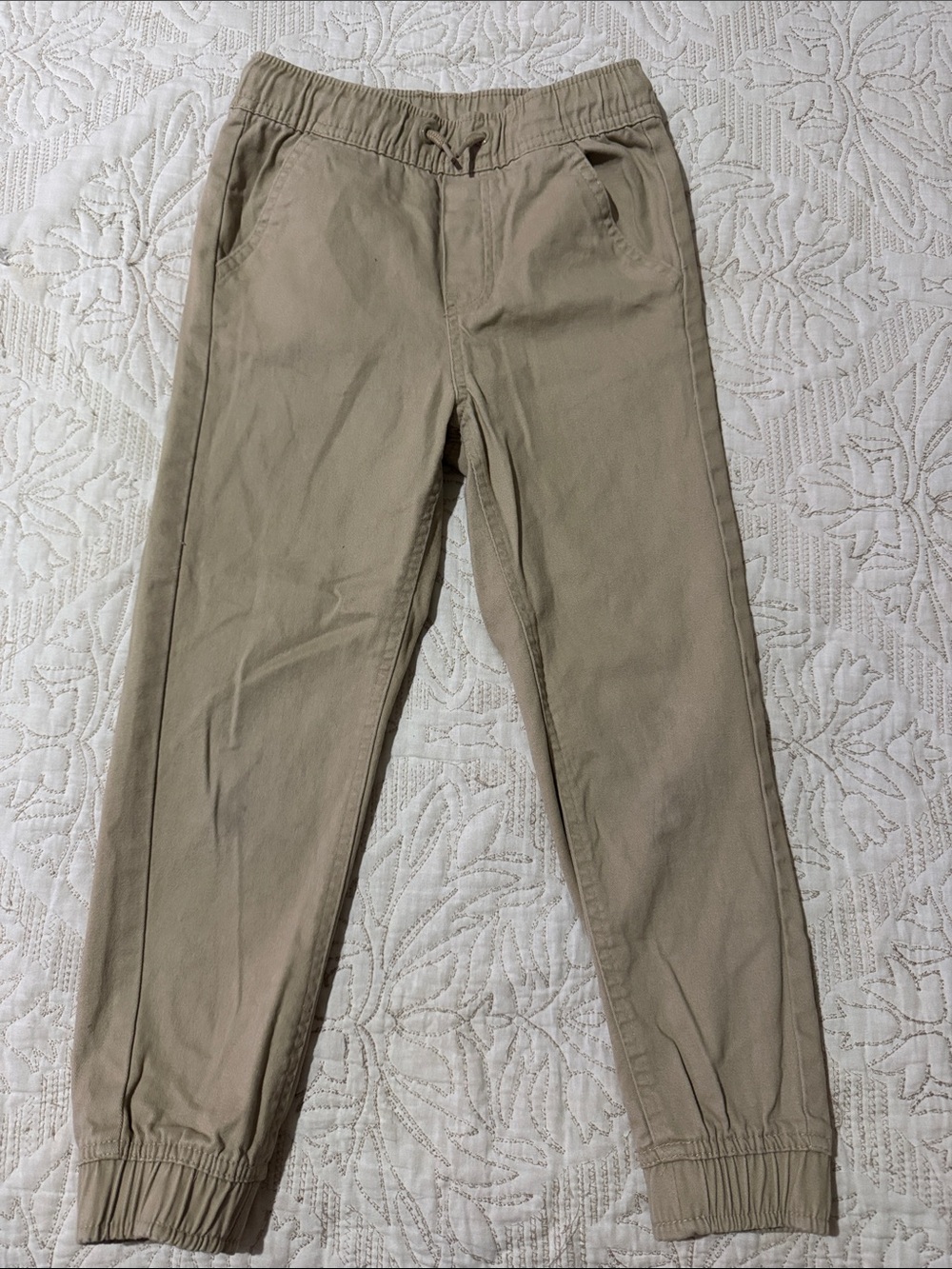 Amazon Kids Khaki Elastic-Waist Jogger Pants